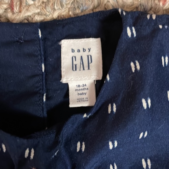 NWOT BABY GAP BUBBLE DRESS BLUE MEDITERRANEAN MIXED PRINTS & DC 18-24 MONTHS - Picture 3 of 8